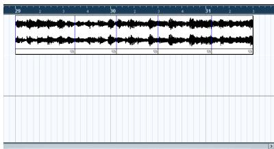 STEINBERG CUBASE SX - La règle et la ligne d'infos - 2