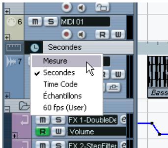 STEINBERG CUBASE SX - Utiliser plusieurs règles - les pistes règle (cubase SX uniquement) - 2