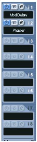 STEINBERG CUBASE SX - Options d'une voie audio étendue (cubase SX uniquement) - 1