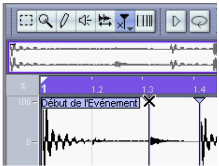STEINBERG CUBASE SX - Désactiver des tranches - 1