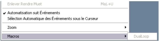 STEINBERG CUBASE SX - Définir des macros - 1