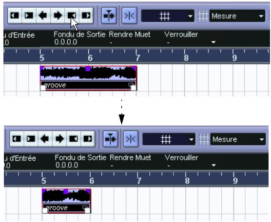 STEINBERG CUBASE SX - Changer la taille des événements - 4