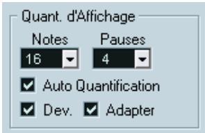 STEINBERG CUBASE SX - Quantification d'affichage - 1