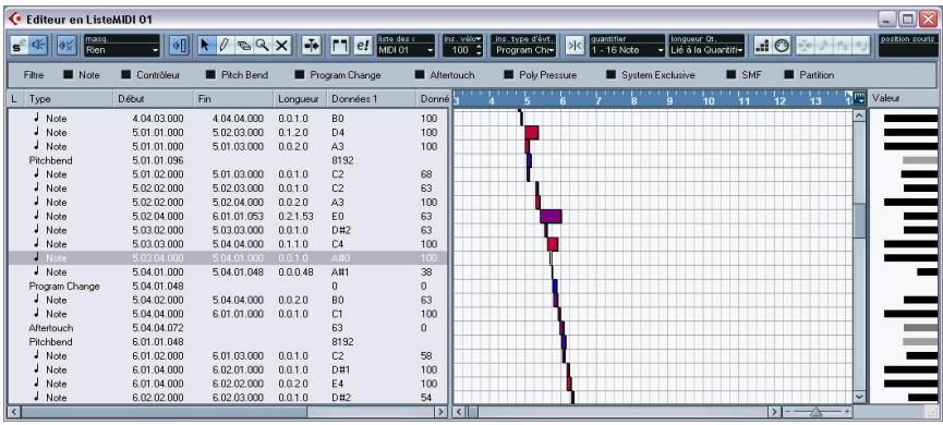 STEINBERG CUBASE SX - Utilisation de listes de noms de batterie - 2