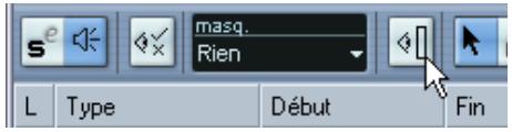 STEINBERG CUBASE SX - Édition dans l'affichage des valeurs - 2