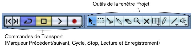 STEINBERG CUBASE SX - La barre d'outils - 2