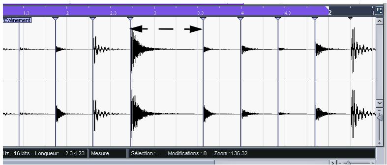 STEINBERG CUBASE SX - Écouter les tranches (slices) - 1