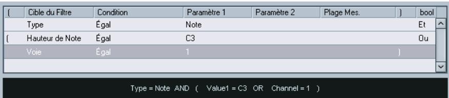 STEINBERG CUBASE SX - Utilisation des parenthèses - 2