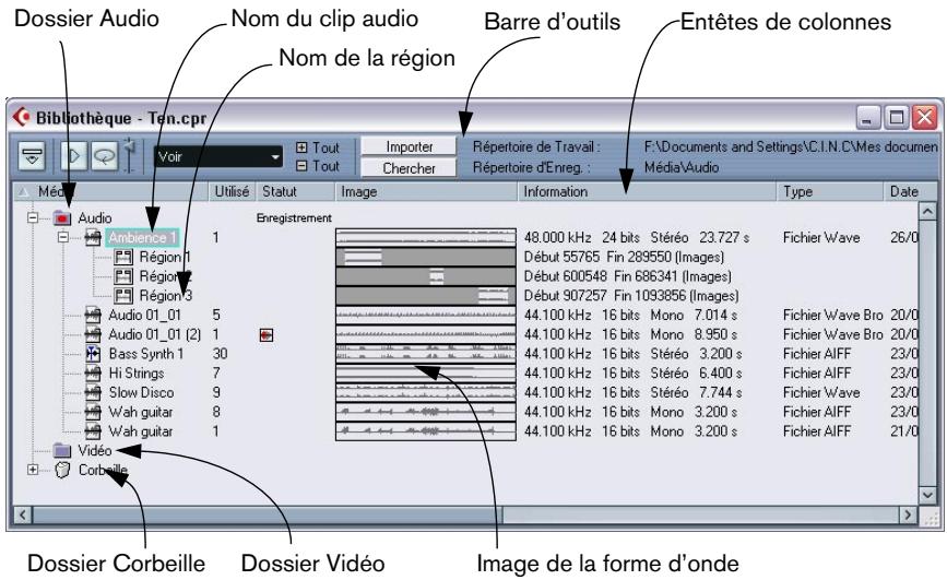 STEINBERG CUBASE SX - Ouvrir la bibliothèque - 2