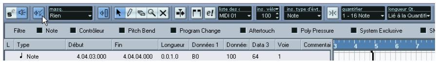 STEINBERG CUBASE SX - Filtrage - 1