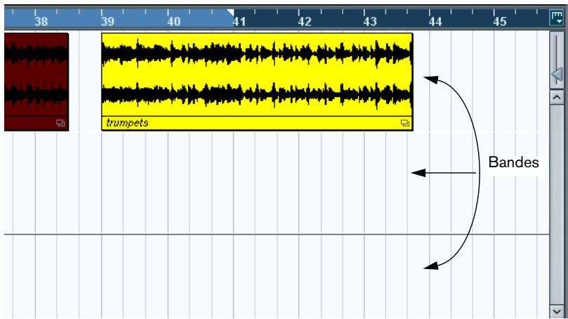 STEINBERG CUBASE SX - La règle et la ligne d'infos - 1