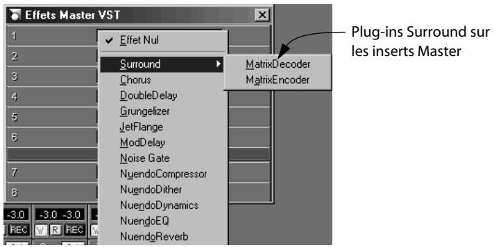 STEINBERG NUENDO - Surround dans la console de voies - 3