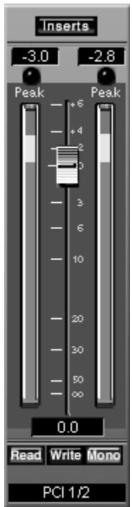 STEINBERG NUENDO - Utilisation du fader de gain master - 1