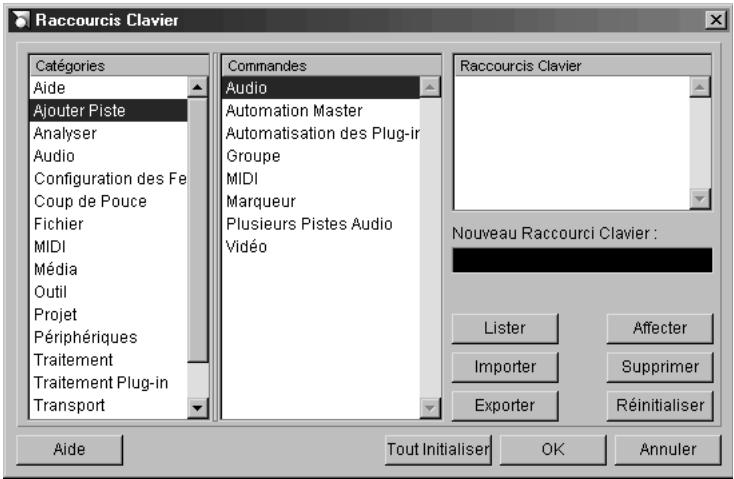 STEINBERG NUENDO - Comment sont sauvegardés les raccourcis clavier ? - 1