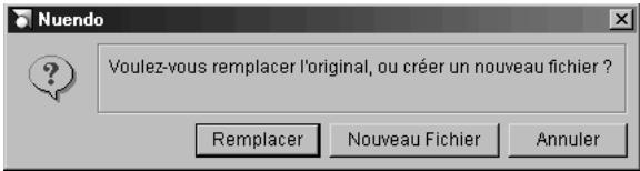 STEINBERG NUENDO - Geler les modifications - 1