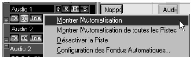 STEINBERG NUENDO - Pour les voies et les groupes de voies audio - 1