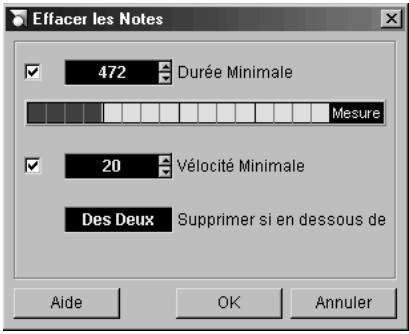 STEINBERG NUENDO - Effacer les notes - 1