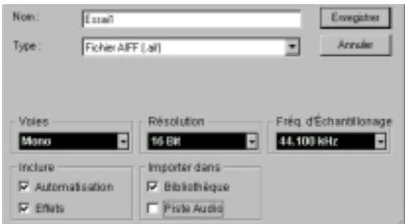 STEINBERG NUENDO - Fichiers AIFF - 1