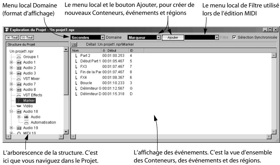 STEINBERG NUENDO - Ouvrir l'explorateur de projet - 1