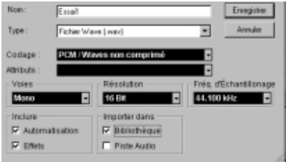 STEINBERG NUENDO - Fichiers wave - 1