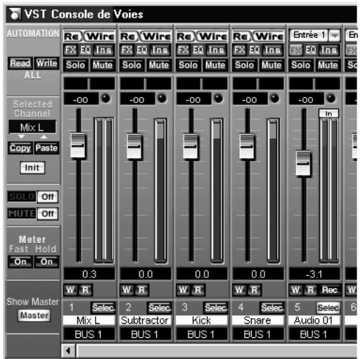 STEINBERG NUENDO - Comment les voies rewire sont gérées dans nuendo - 1