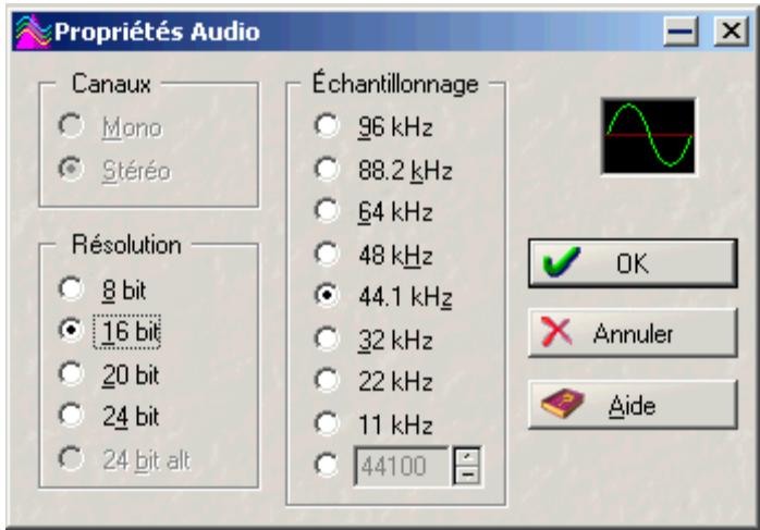 STEINBERG WAVELAB LITE 2 - Édition des propriétés audio - 1