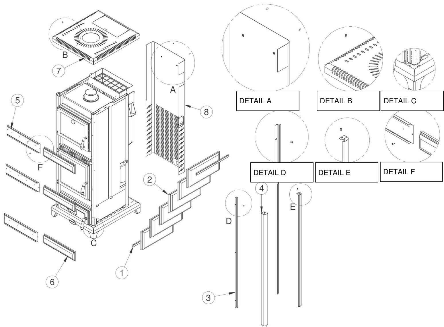 ARCO ROTARY SR130 - Montage du décor frontal - 1