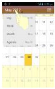 ZTE BLADE III - Changer les Affichage du Calendrier - 1