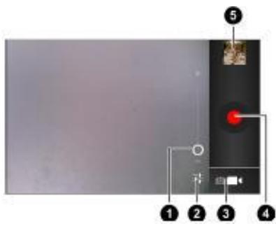 ZTE BLADE III - Enregistrer une Vidéo - 1