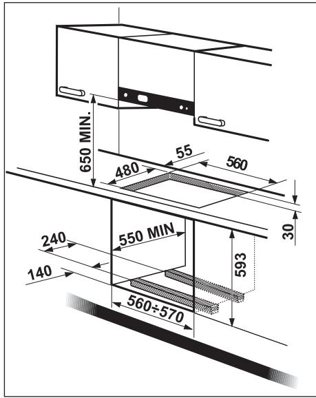PROGRESS PAG6430E-B - Côtés d'encastrement - 3