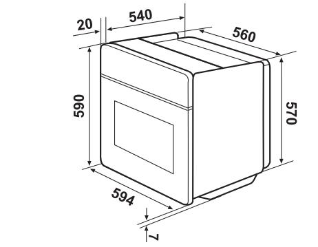 PROGRESS PBN1110X - Befestigung im Möbel - 1