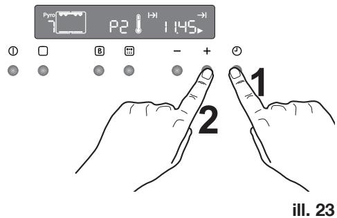 PROGRESS PBP5320X - Pour programme le cycle de nettoyage par pyrolyse (départ différé, arrêt automatique) - 1