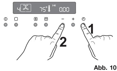 PROGRESS PBP5320X - Zum Löschen des Programms genugt es, die eingestellte Gardauer zu loschen. - 1