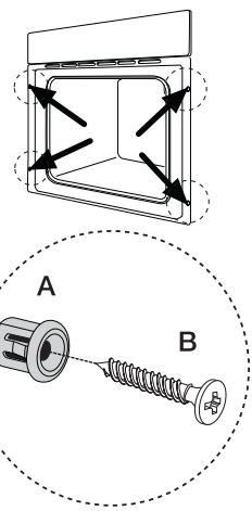 PROGRESS PBP5320X - Fixation de l'appareil au meuble - 1