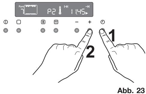 PROGRESS PBP5320X - Programmierung des pyrolytischen Reinigungszyklus (Startzeitvorwahr, automatischer Halt) - 1