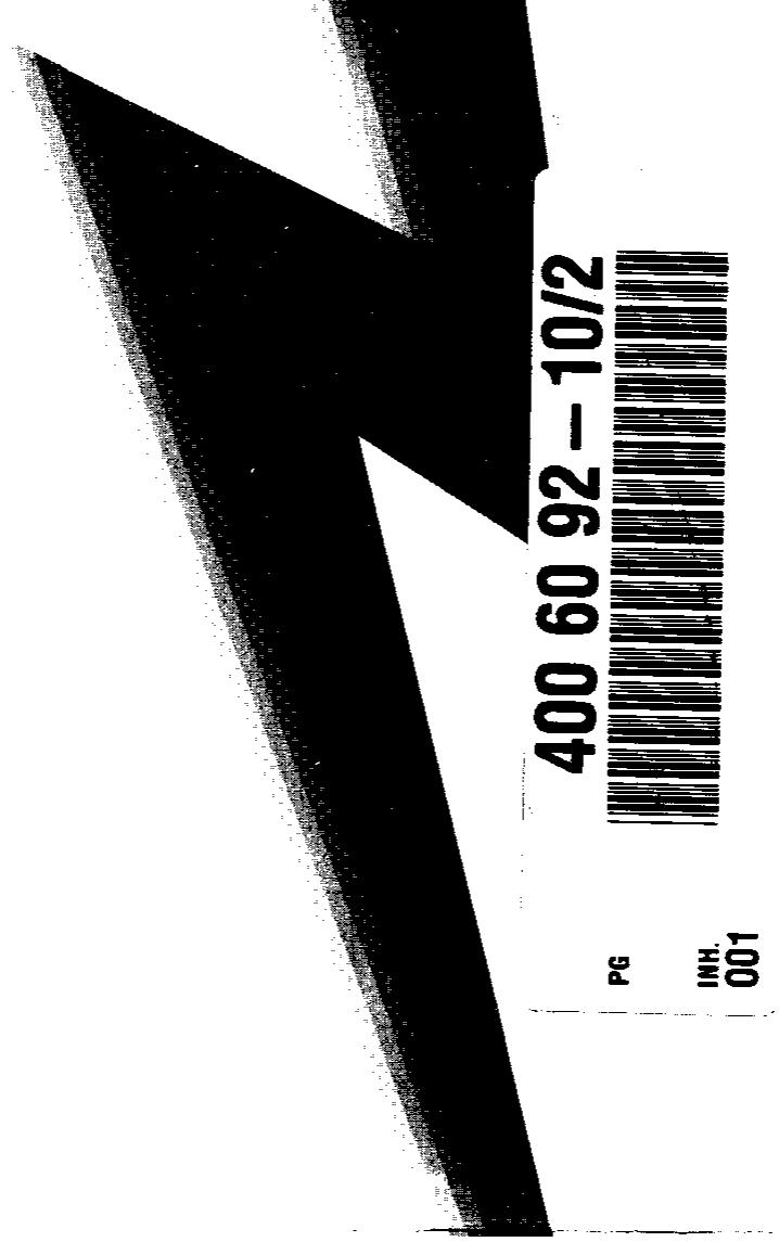 PROGRESS PC3100 - CONSIGNES DE SECURITE - 1