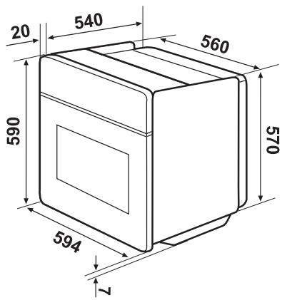 PROGRESS PHN1310S - Befestigung im Möbel - 1