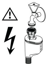 PROGRESS PI1310S - Avertissement Tension dangereuse - 1