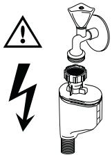 PROGRESS PI1310S - Water inlet hose with safety valve - 1