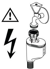 PROGRESS PI1310W - Water inlet hose with safety valve - 1