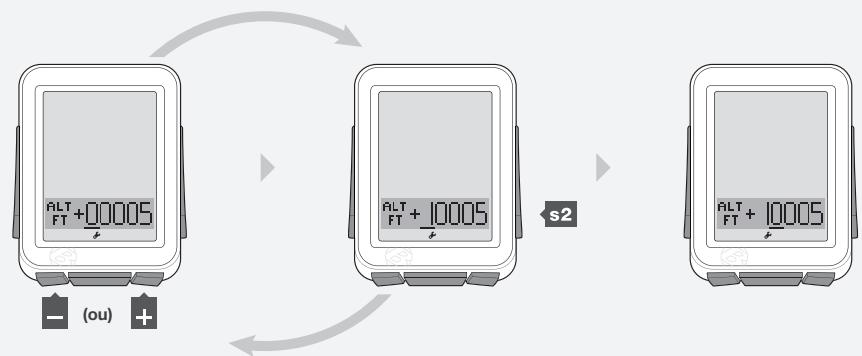 BONTRAGER NODE 1 - Réglage de l'altitude actuelle - 10