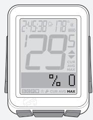 BONTRAGER NODE 1 - Pour visualiser le dénivélé (\%), le trajet (TRP) et le total (TTL) - 5