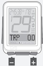 BONTRAGER NODE 1 - Pour démarrer l'horloge des répétitions ou remetter à 0 - 1