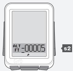 BONTRAGER NODE 1 - Réglage de l'altitude actuelle - 9