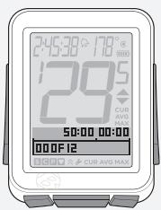 BONTRAGER NODE 1 - Pour démarrer l'horloge des répétitions ou remetter à 0 - 3