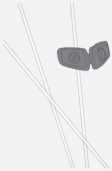 BONTRAGER NODE 1 - Installation de l'aimant de vitesse - 1