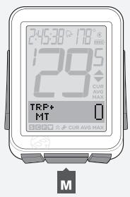 BONTRAGER NODE 1 - Pour visualiser le dénivélé (\%), le trajet (TRP) et le total (TTL) - 2