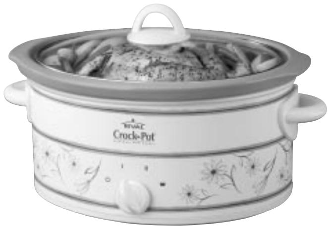 CROCK POT SCV500GF-CN - INSTRUCTIONS DE SERVICE - 2
