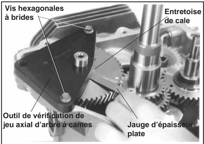 Vis hexagonales à brides Entretoise de cale Outil de vérification de jeu axial d'arbre à cames Jauge d'épaisseur plate
