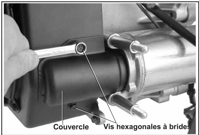 Couvercle Vis hexagonales à brides